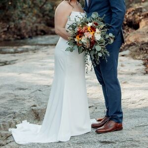 Strapless A-Line Wedding Dress